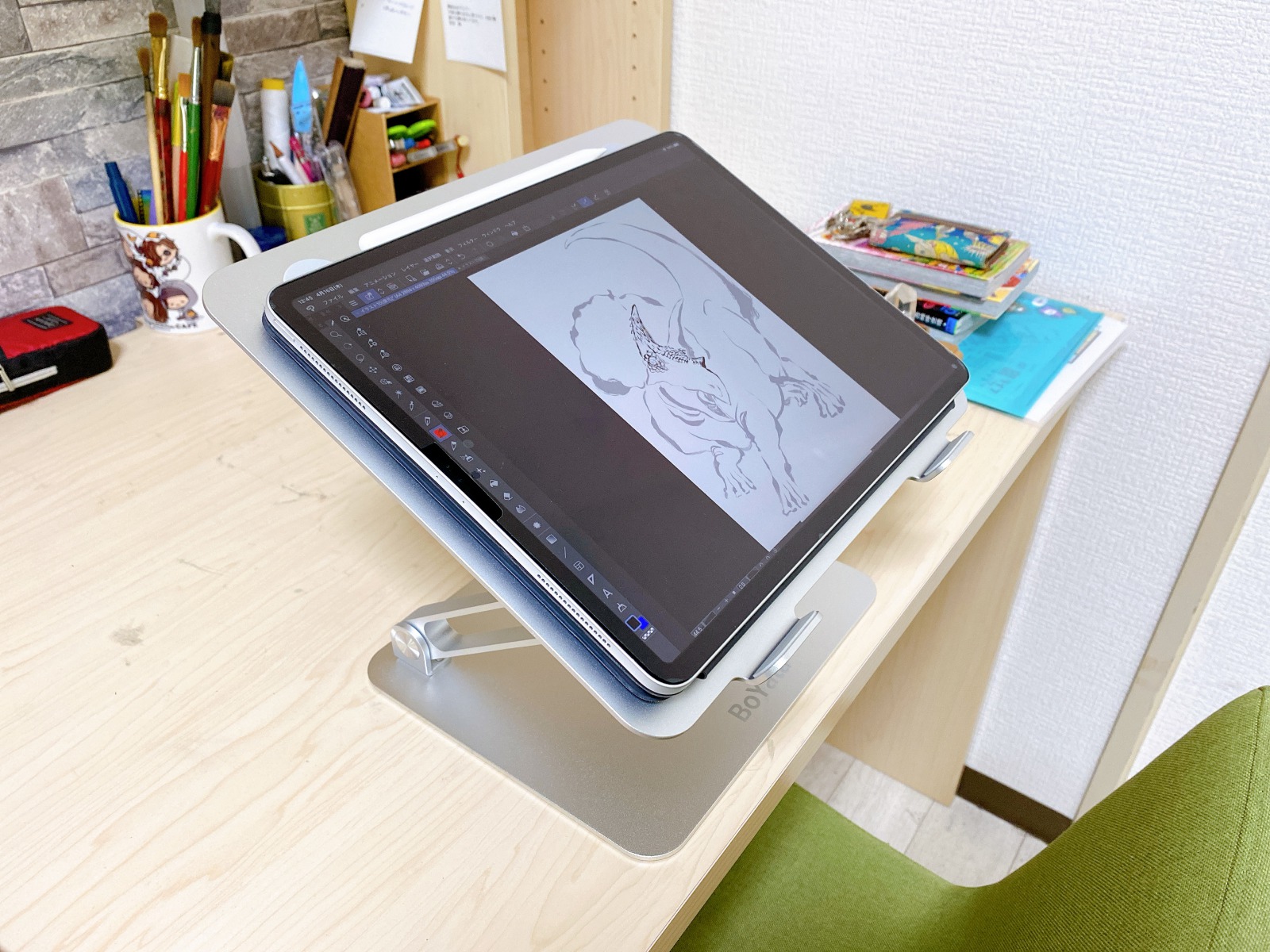 Ipadはノートパソコンと液タブを兼ねるか Ipadでできないことまとめ 恐竜画家can 公式ブログ